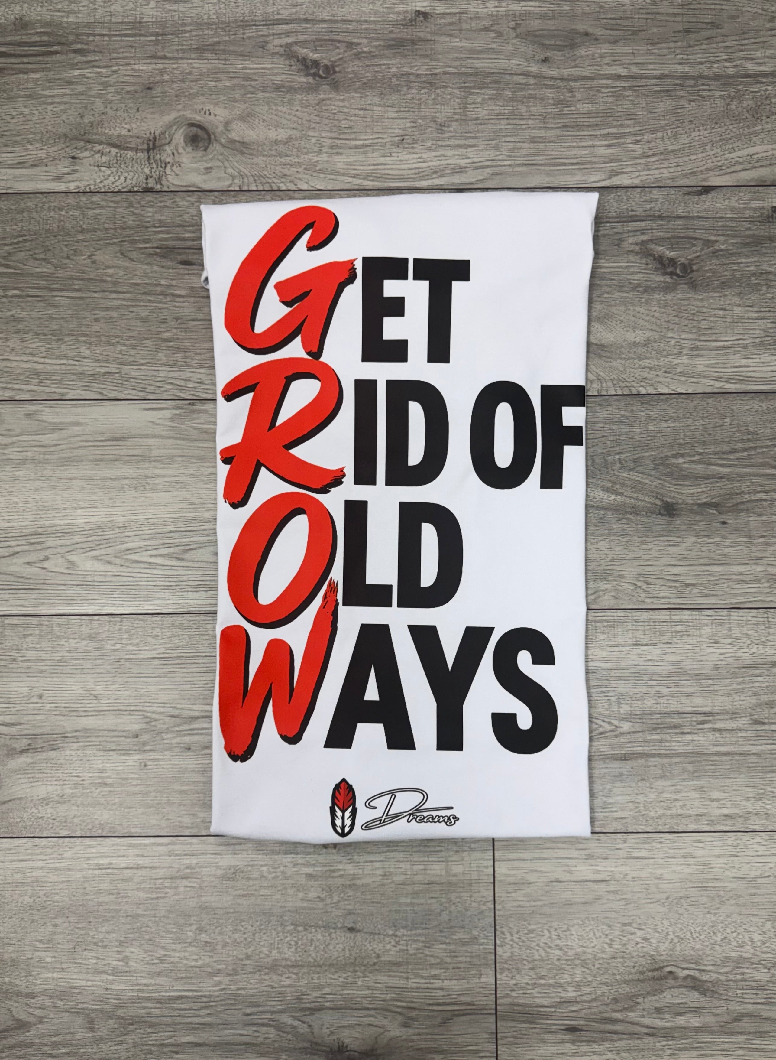 Get rid of old ways (oversized print)